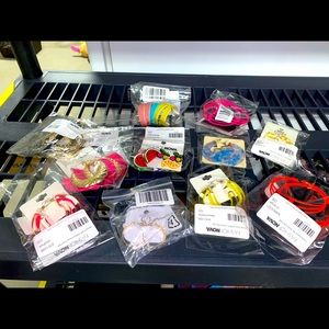 11 pairs of Fashion Nova Earrings- new